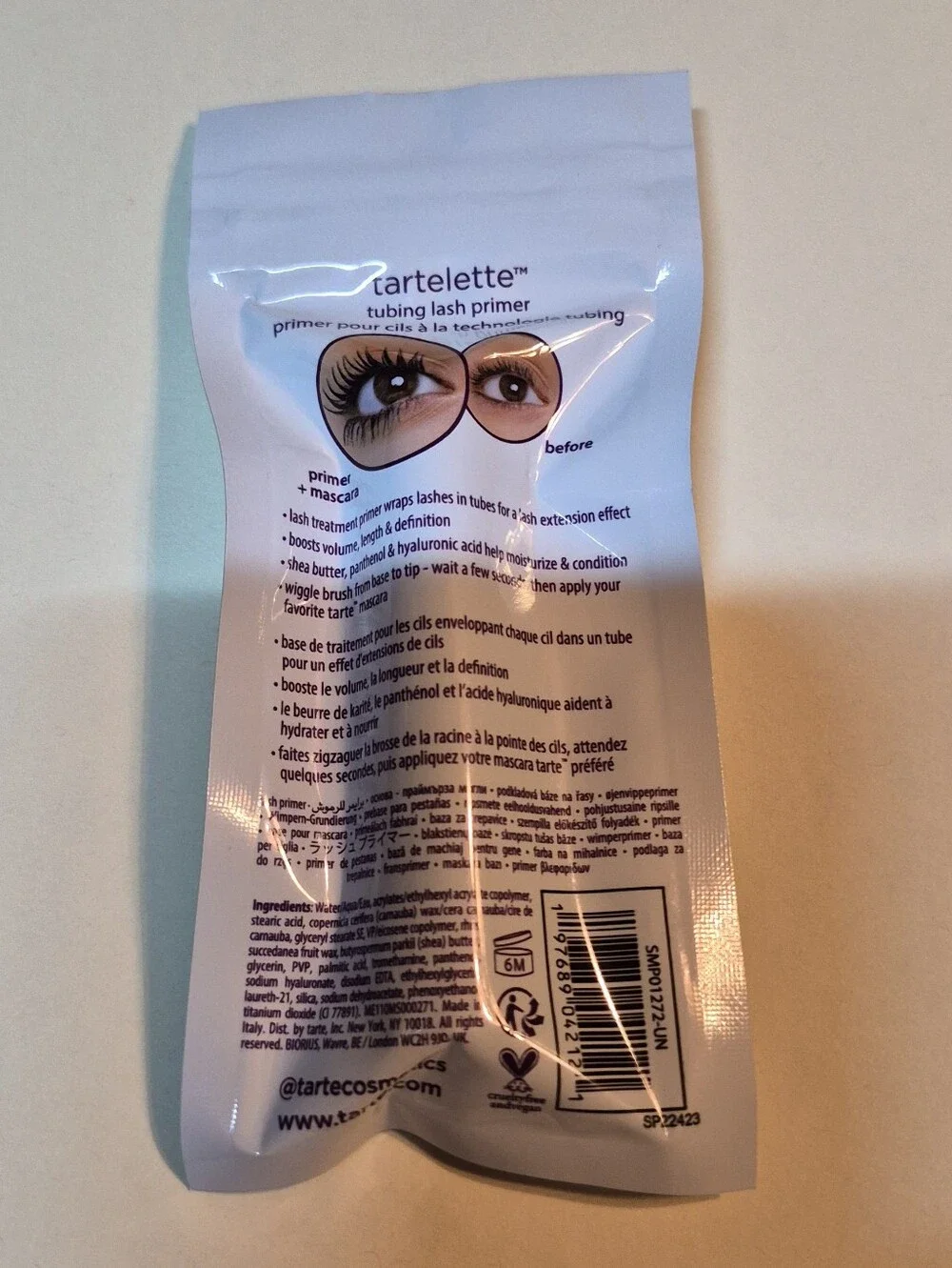 Tarte Tartlette Tubing Lash Primer, 2ml (Travel Size), New